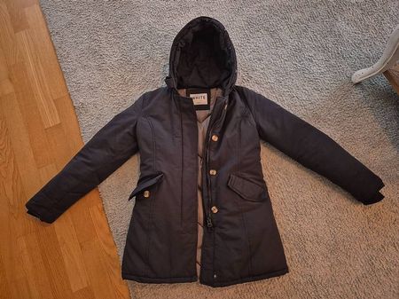 Stylische Winterjacke in Navy Blue, Grösse XS