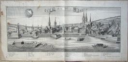 Zürich grosser Kupferstich von Haffner sehr selten