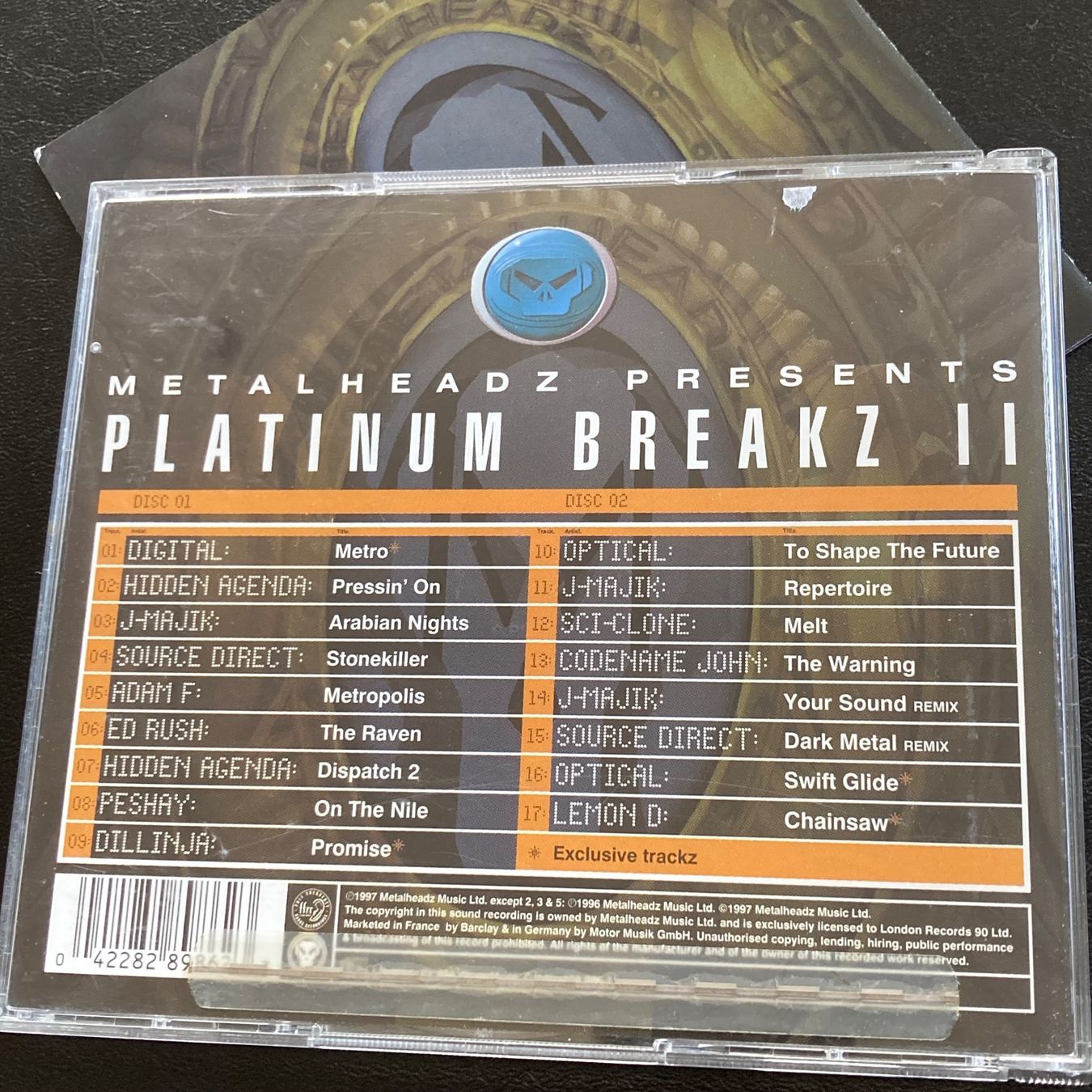 CD: Various - Metalheadz :: Platinum Breakz II, 2CD – Usato da Bern venduto da Ntsamina 1