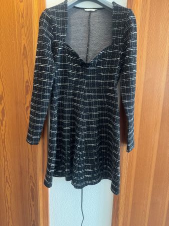 Vestitino nero elegante fiocco autunno ZARA M