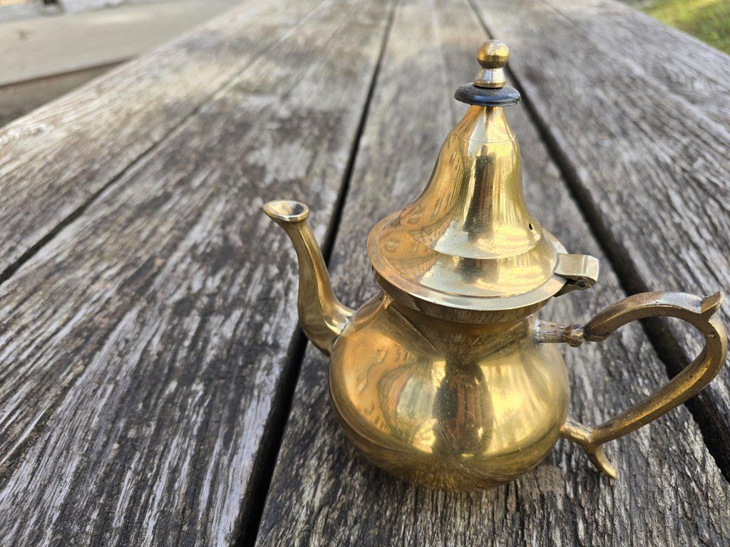 Teiere: Metall: Teekrug S Messing/schwarz-ANGEBOT – Usato da Romanshorn venduto da Rachacha 1