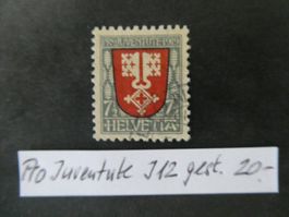Pro Juventute 1919 Nr. J12 gestempelt