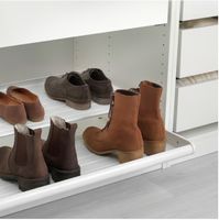 Ausziehbarer Schuh-Organizer für Kleiderschrank, 2-Etagen