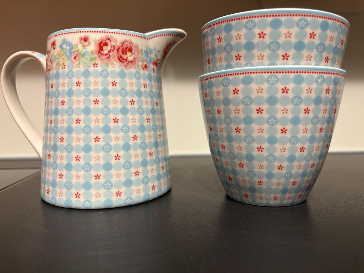 Greengate Set di piatti: Greengate Krug und Tassen – Nuovo (secondo la descrizione) da Brugg AG venduto da nuv_srm8