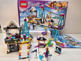 Lego Friends, Snow Resort Ski Lift, Set 41324, Jahr 2017,top