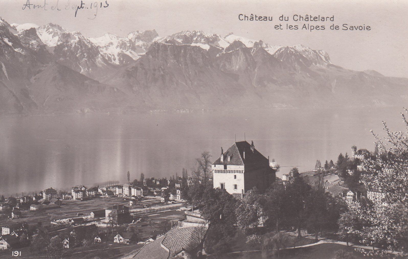 Cartoline postali: Châtelard 1913 – Usato da Bürglen TG venduto da StampGraf