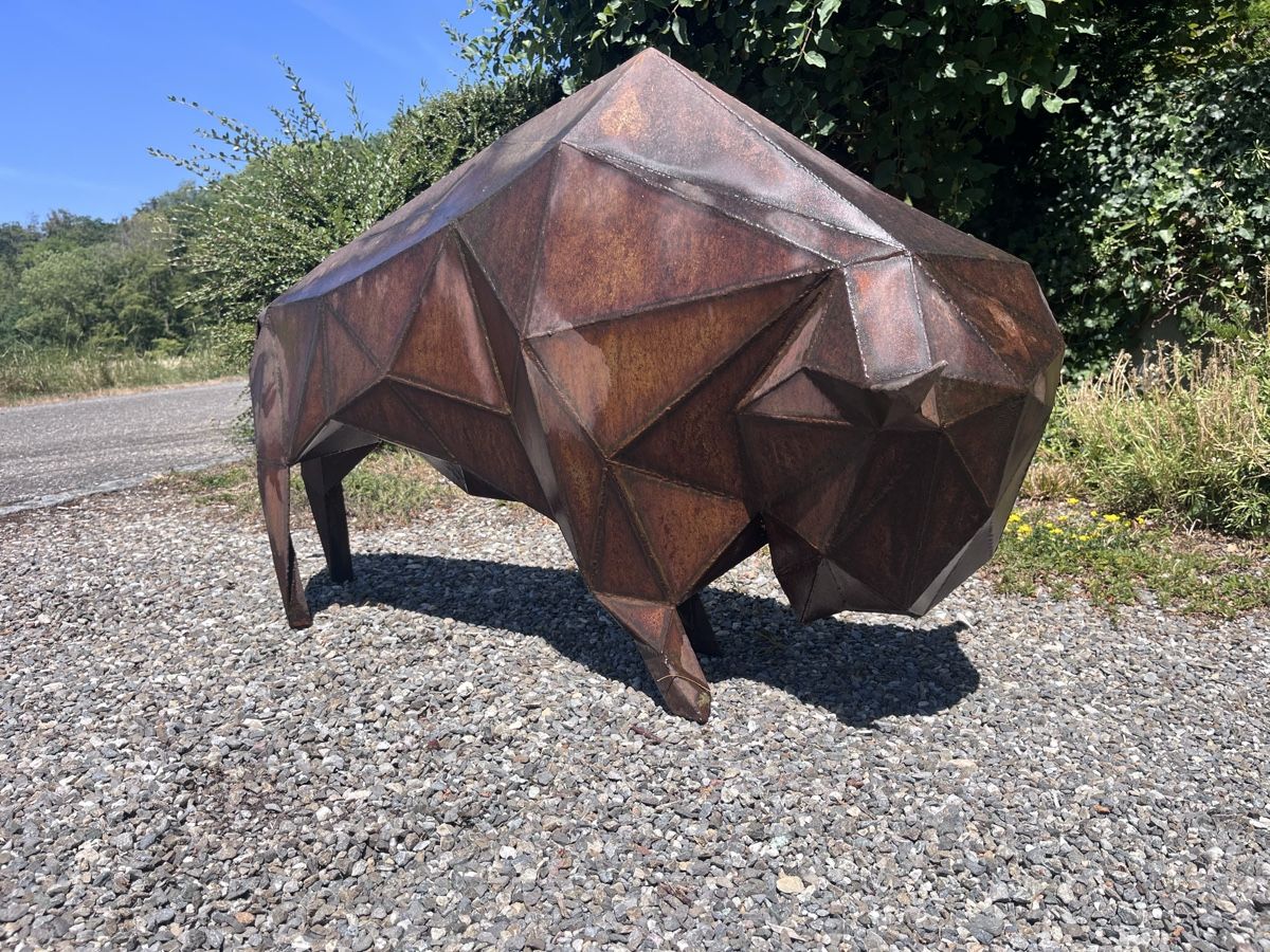 Sculture & Statue: Bison Skluptur unikat – Usato da Aarau Rohr venduto da frey85 1