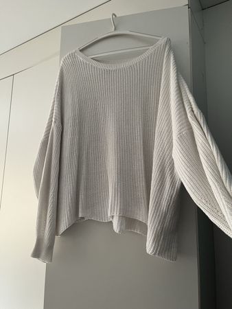 Only Pullover, Strickpullover, Gr. L, Weiss, Top Zustand!