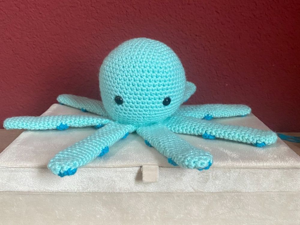 Süsser gehäkelter Tintenfisch, Kuscheltier | Kaufen auf Ricardo