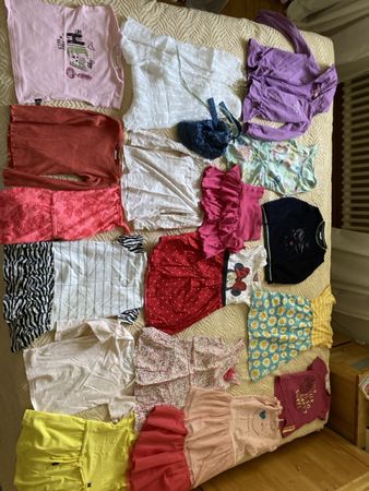 Summer Dress Bundle Girls Size 4-6 15+ Pieces Ruffles & Prin