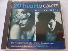 Cd 20 Heartbreakers of the 80's