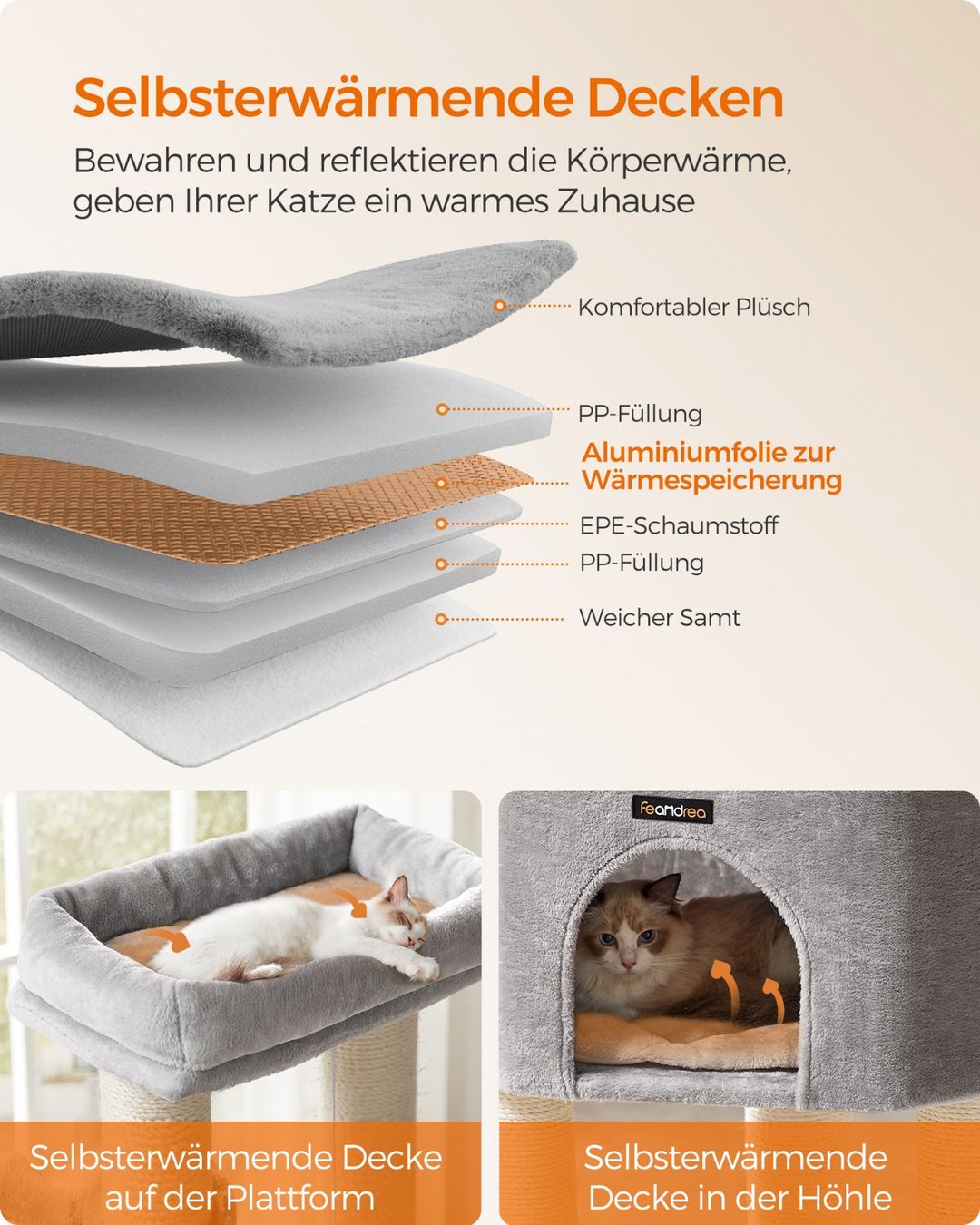 Tiragraffi: Kratzbaum Groß Katzenbaum Plattform Höhle GALVORA – Nuovo (secondo la descrizione) da Lachen SZ venduto da MAMORU-MOEBEL 2