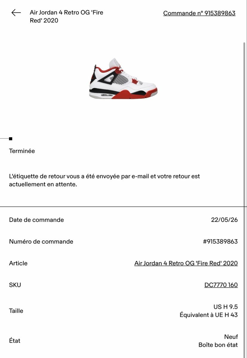 Jordan Herrenschuhe: Air Jordan 4 fire red 2020 – Neu und originalverpackt aus Collombey von mel_wyb8 5