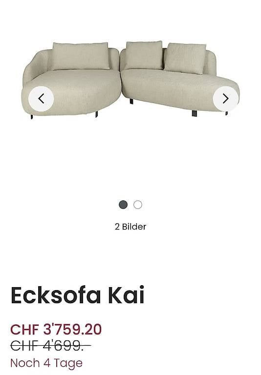 Divani: Sofa Sonderpreis – Nuovo e nell'imballaggio originale da Lützelflüh-Goldb venduto da Rampenverkauf_72_ 1