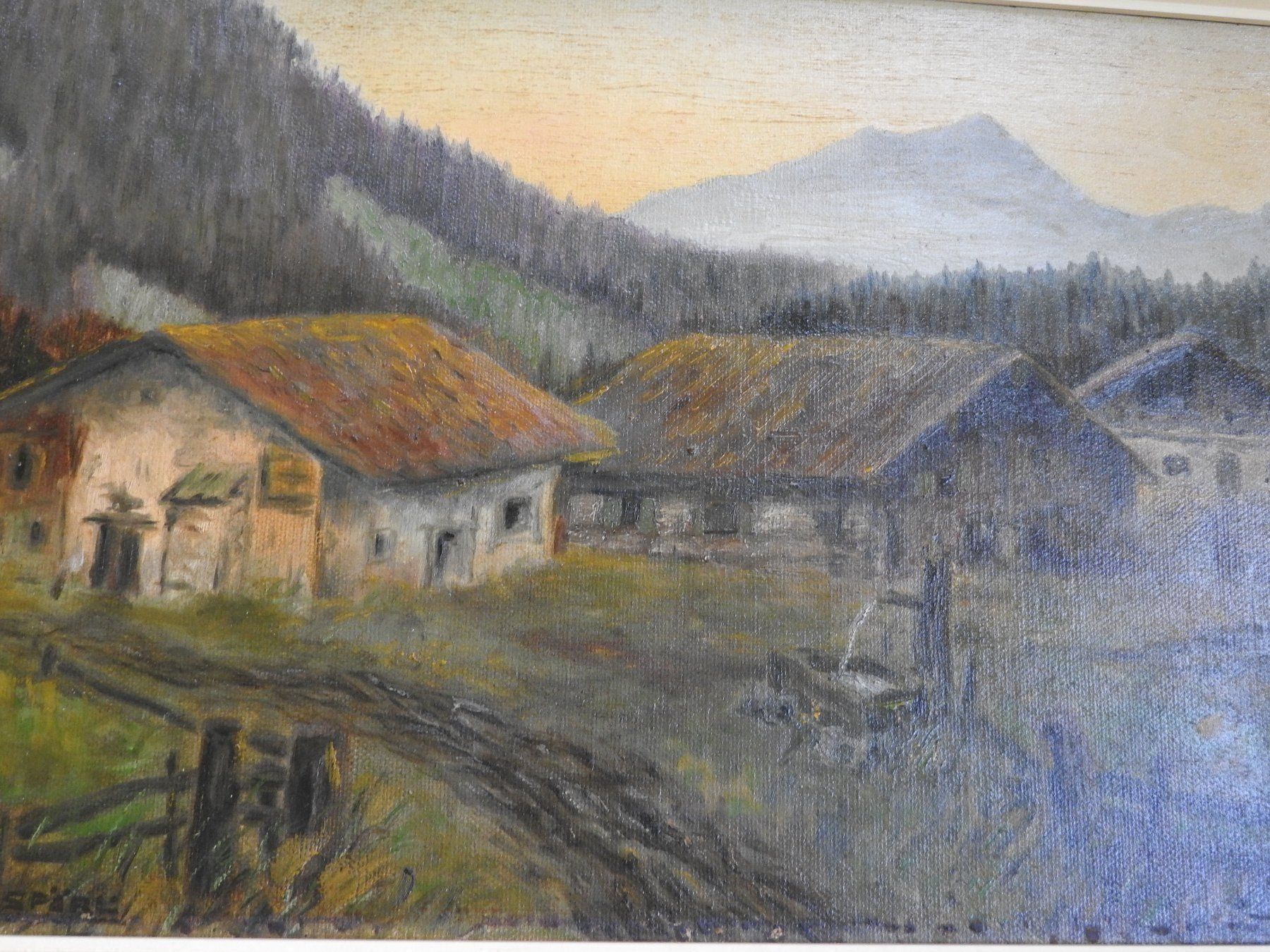 Gemälde: Oelbild signiert Erich Spärli – Gebraucht aus Stetten AG von Brissago25 1