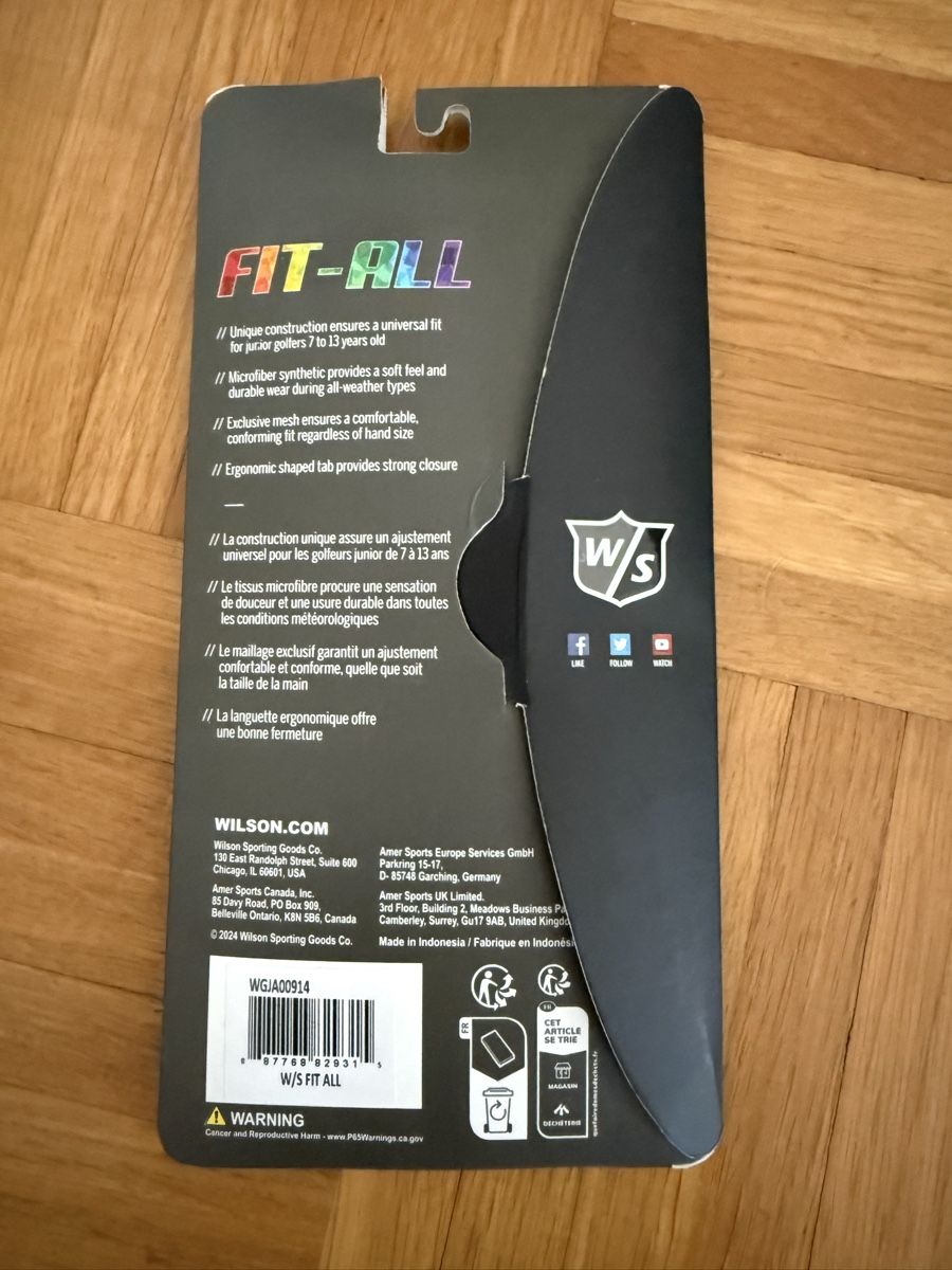 Guanti: Junior Golfhandschuh – Nuovo e nell'imballaggio originale da Oberglatt ZH venduto da sam_vs55 2
