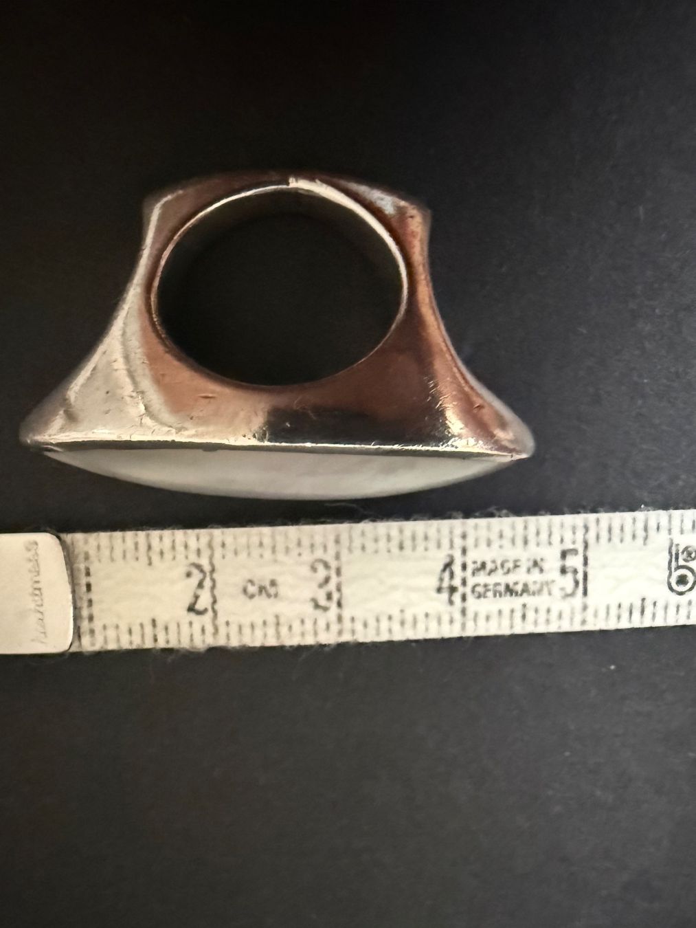 Ringe: Silber Ring mit Perlmutt 925 – Gebraucht aus Spiegel b. Bern von Rogger72 2