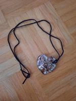 Murano Glas Herz Anhänger -Einzigartiges Design!mundgeblasen