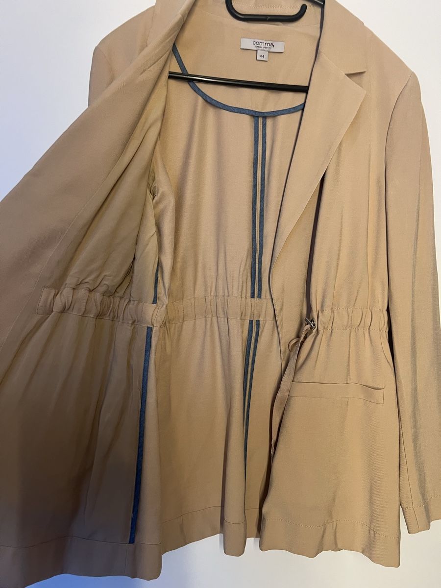 Comma Giacche: Comma Blazer Jacke, Grösse 36 x Beige, Neu – Nuovo (secondo la descrizione) da Langenthal venduto da Alperose_5 3