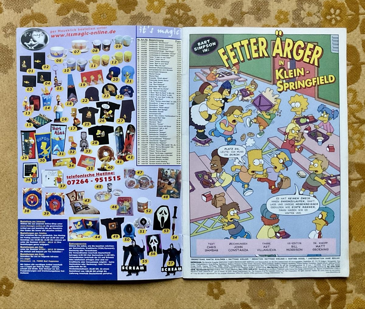 BD: Bart Simpson Heft Nr 1 von 2001 – D'occasion à Endingen par nathan05 1