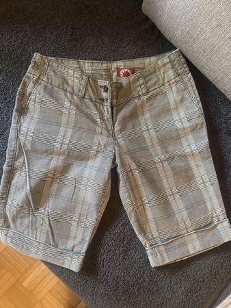 Shorts Sublevel grau Baumwolle Gr XS