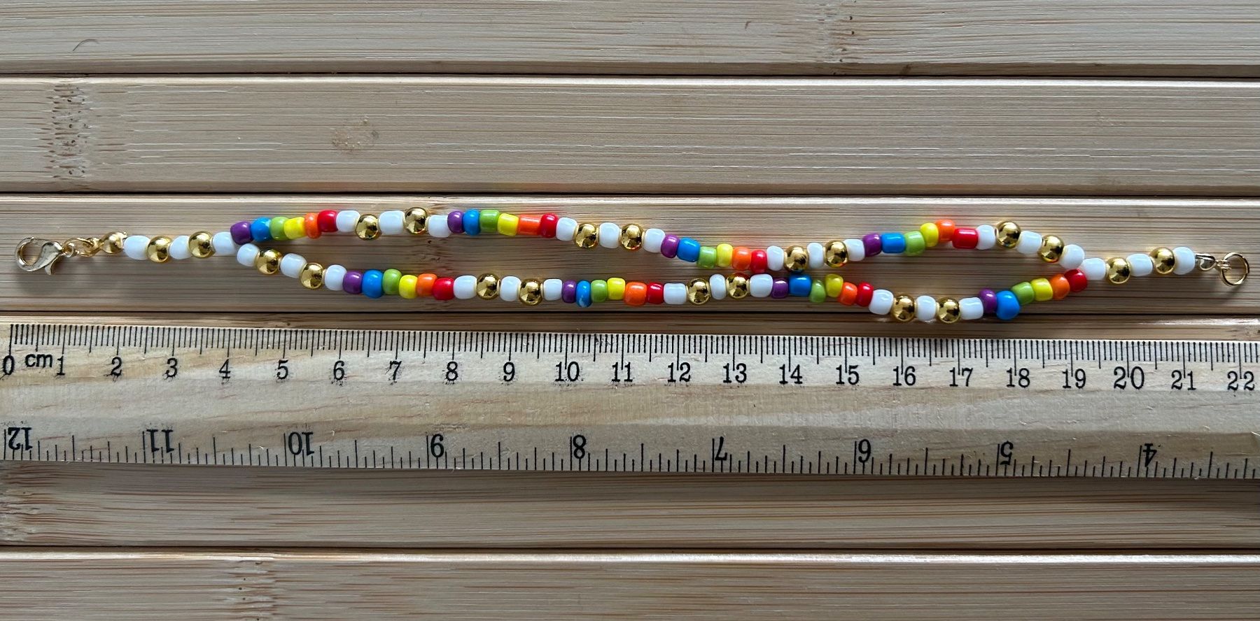 Bracciali & Braccialetti: Regenbogen Armband - Neu & Handgemacht – Nuovo e nell'imballaggio originale da Geneve venduto da vane267 2