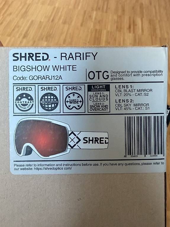 Occhiali & Lenti: Neue Shred Rarify - Skibrille   – Usato da Zürich venduto da len_9nt6 2