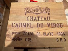 Chateau Du Virou 1993 cassa di 3 bottiglie