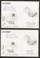 Ballon Schweiz 1982 Basel Birkingen Deutschland Luftpost