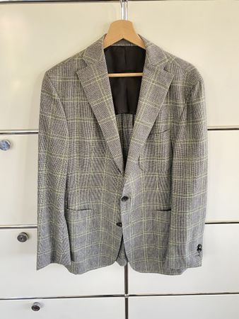 Windsor Sakko, Gr. 48, Grau Kariert, Top Zustand!