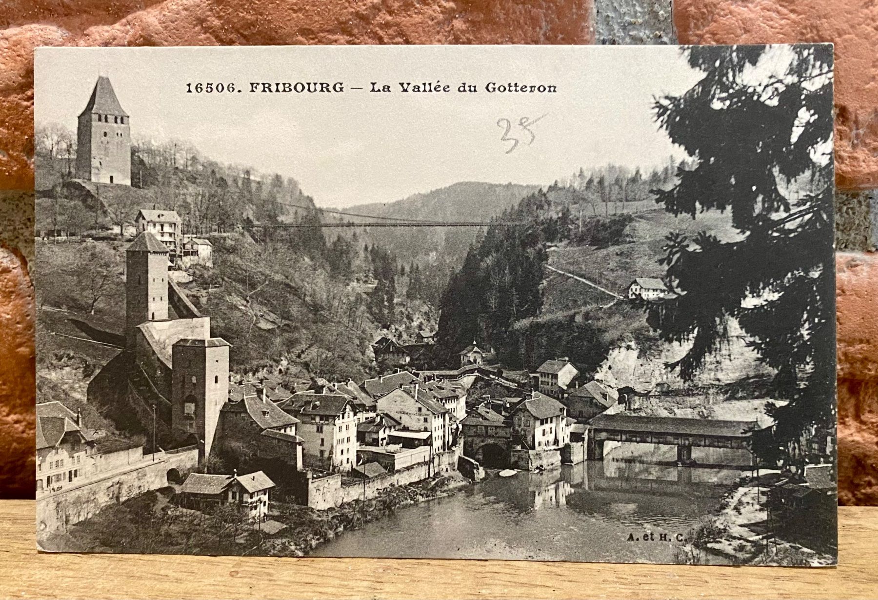 Cartoline postali: Fribourg La Vallée du Gotteron – Usato da Root venduto da ENGLAND-TREASURES