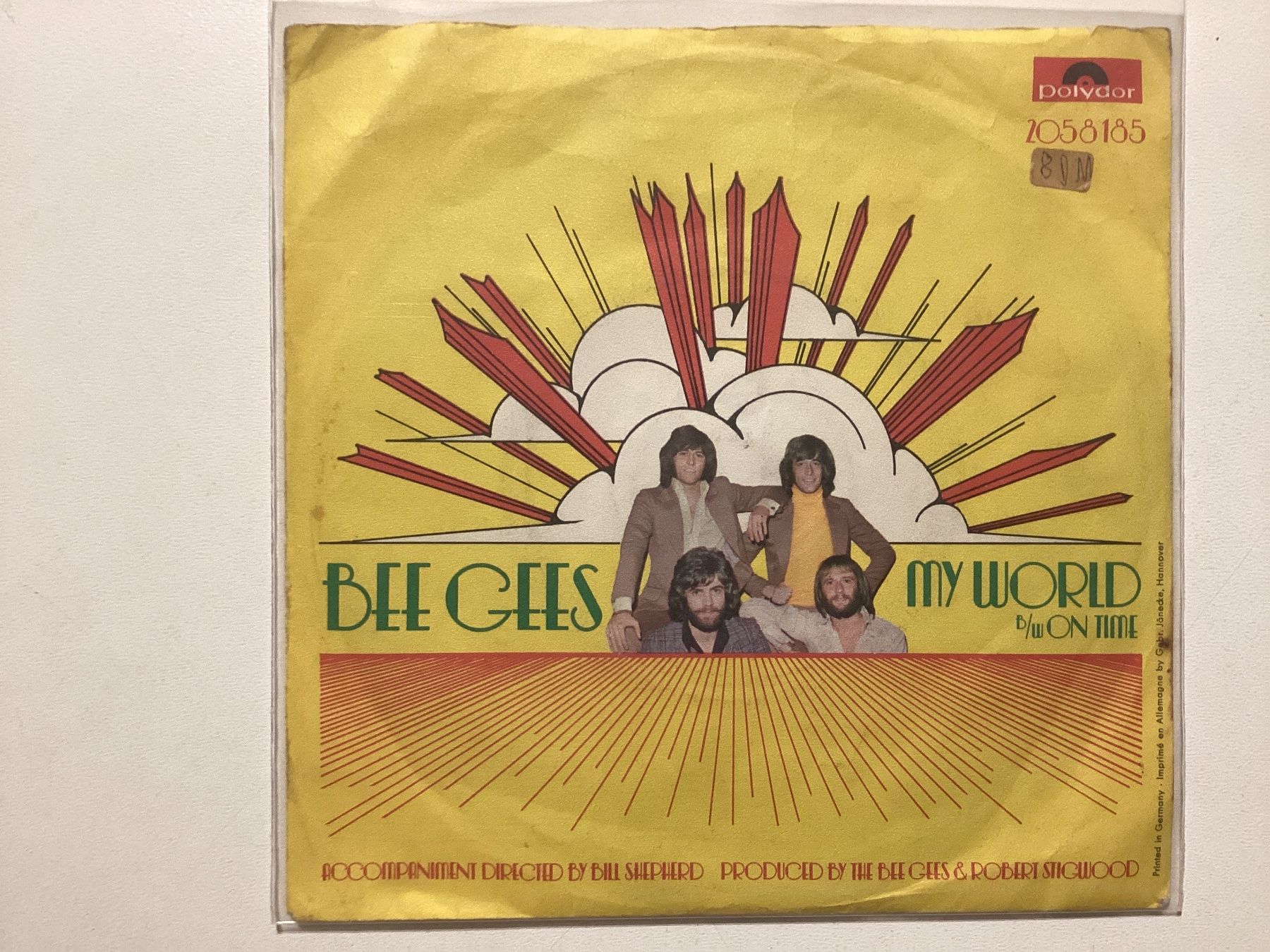 Dischi in vinile: Bee Gees Single - My World / On Time – Usato da Gutenswil venduto da Hamzian