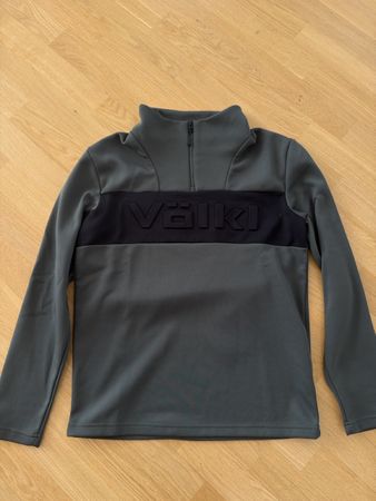 Fleece Pullover Völkl in grün/schwarz, Grösse M/L