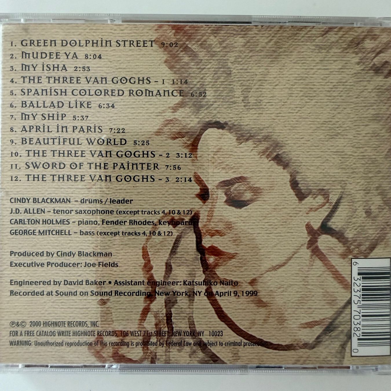 CD: Cindy Blackman - Works On Canvas (CD HighNote) – Usato da Zug venduto da Mirare9 4
