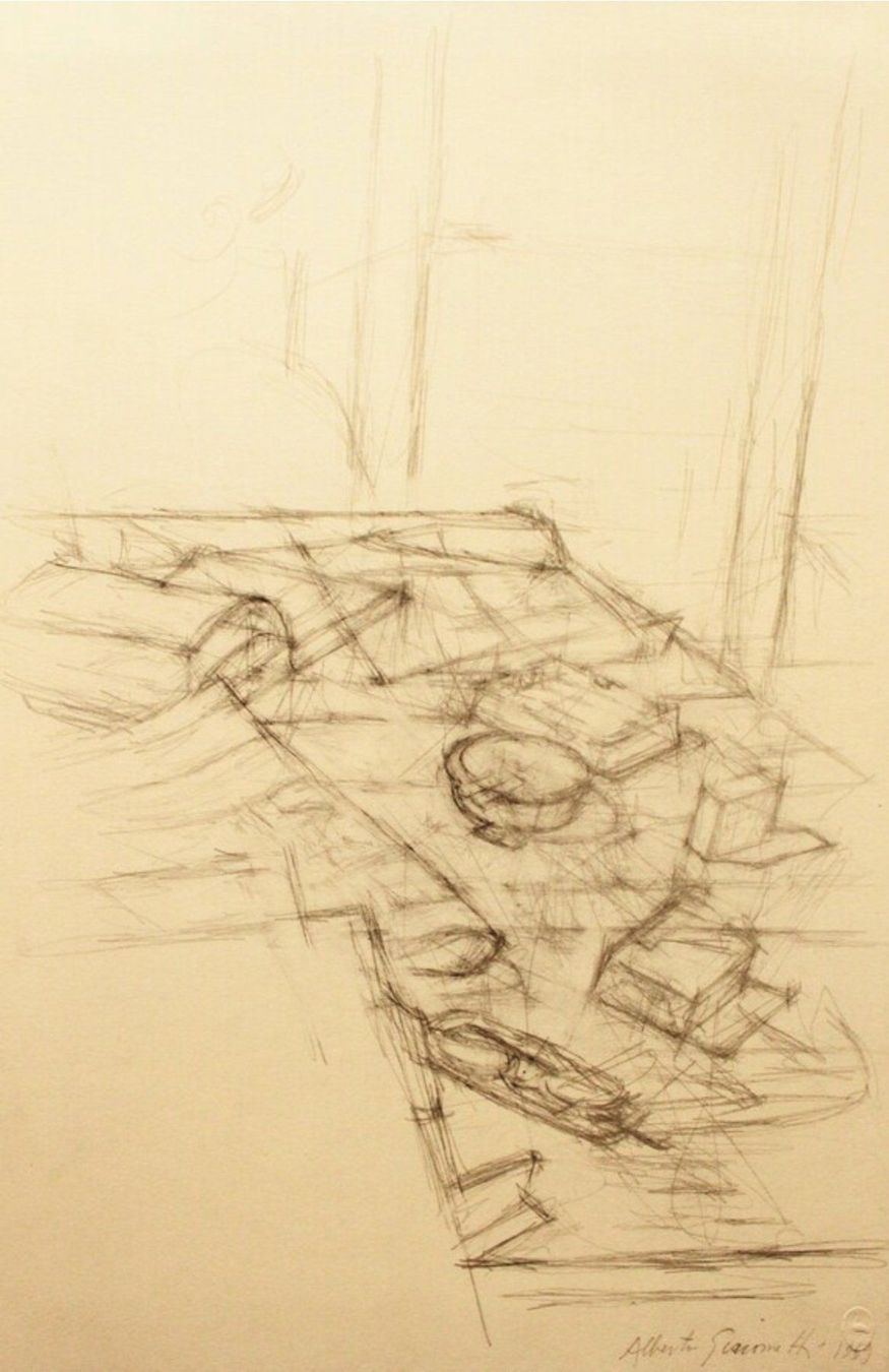 Arts picturaux & lithographies: Alberto Giacometti, Vintage Lithographie – D'occasion à Ponte Tresa par 11GalleriaAlterEgo11 2