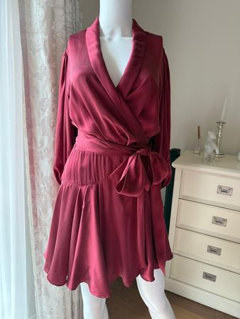 Zimmermann Seidenwickelkleid Gr. 1, neuwertig