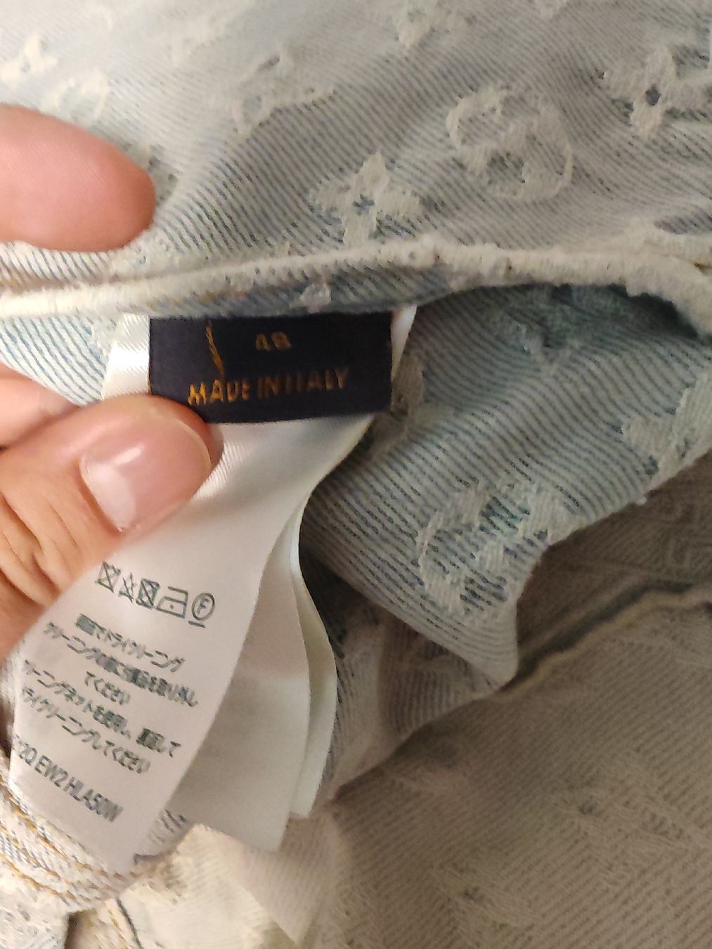 Louis Vuitton Giacche: Louis Vuitton x NBA Denim Monogram Kapuzenjacke – Usato da Kreuzlingen venduto da luc_chz6 7
