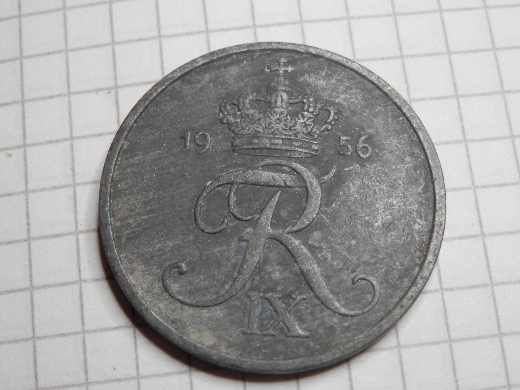 Alle Münzen: Dänemark  5 Öre, 1956 – Gebraucht aus Weiach von weiach81 1