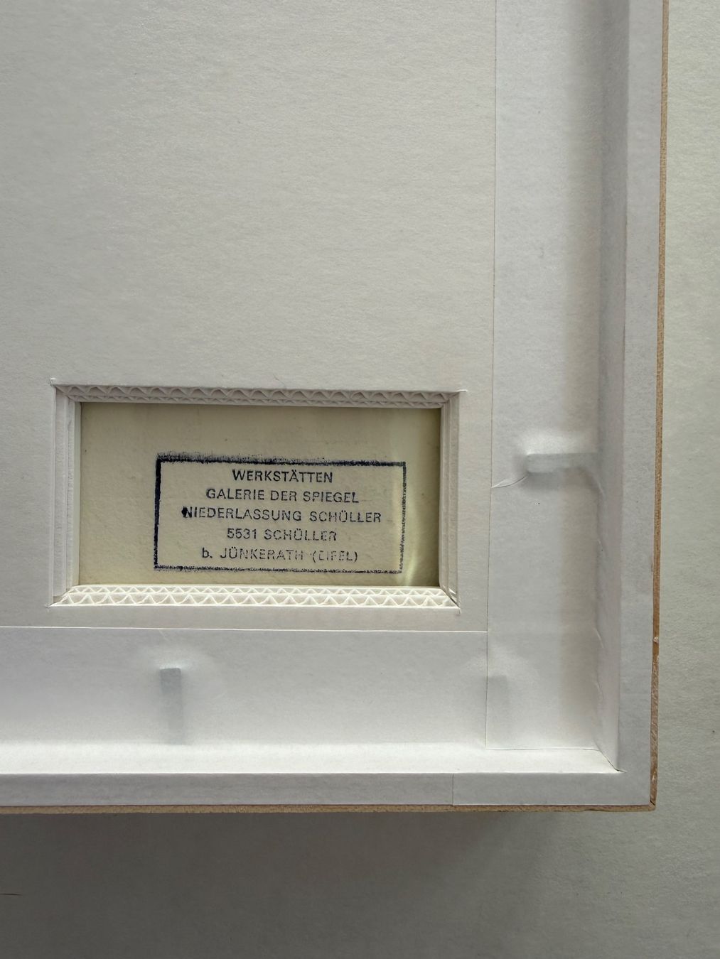 Grafica & Litografie: Günther Uecker handsigniert ZERO Grafik gerahmt – Nuovo (secondo la descrizione) da Rheineck venduto da Luoluo 3