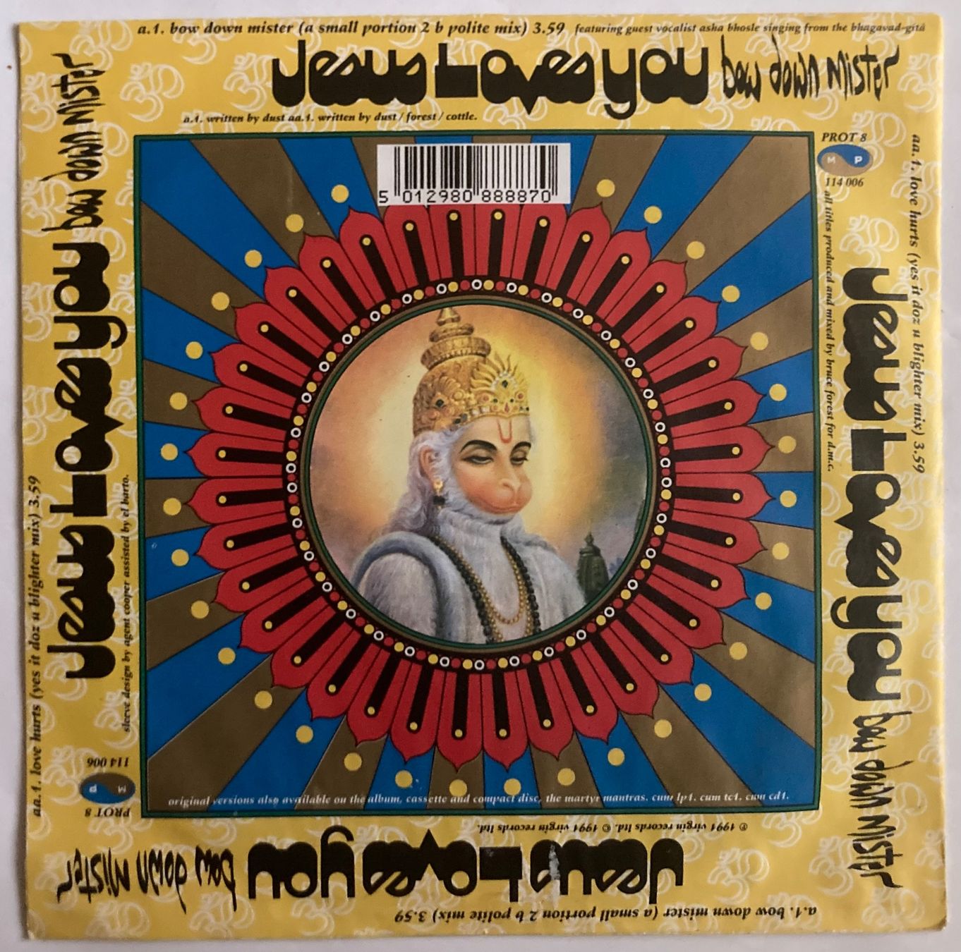 Dischi in vinile: JESUS LOVES YOU - BOW DOWN MISTER – Usato da Poliez-Pittet venduto da Newtown-Records 1