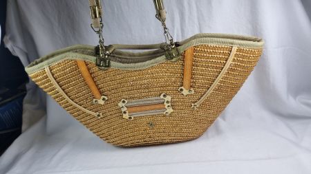 Strohtasche Strandtasche Sommertasche Handtasche Vintage ...