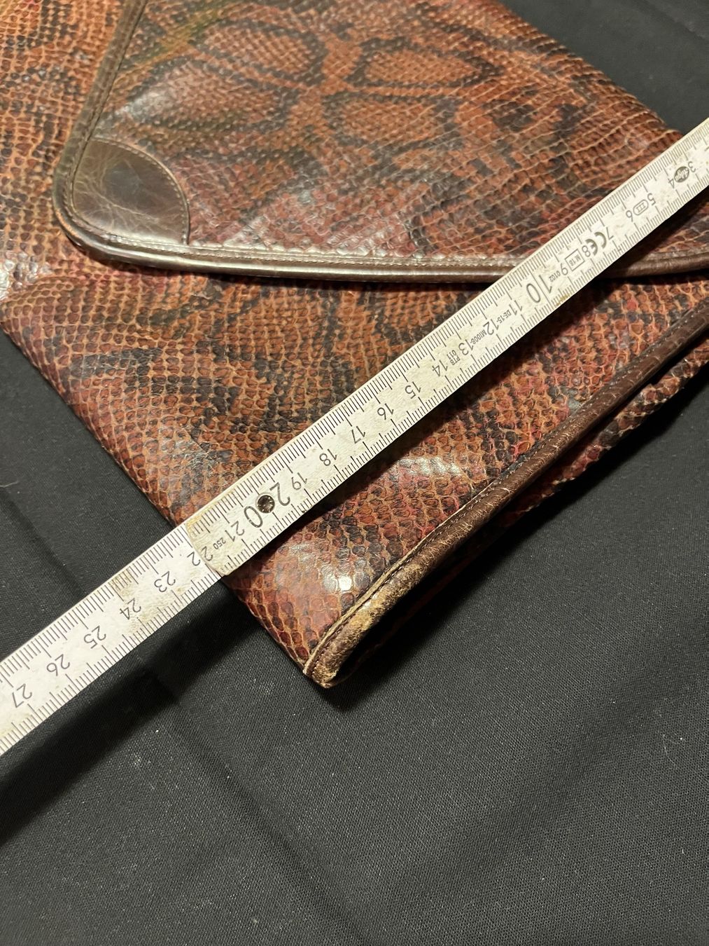 Borse da donna: Umhängetasche, Echtleder in Schlangenlederoptik – Usato da Zürich venduto da olivier0310 9