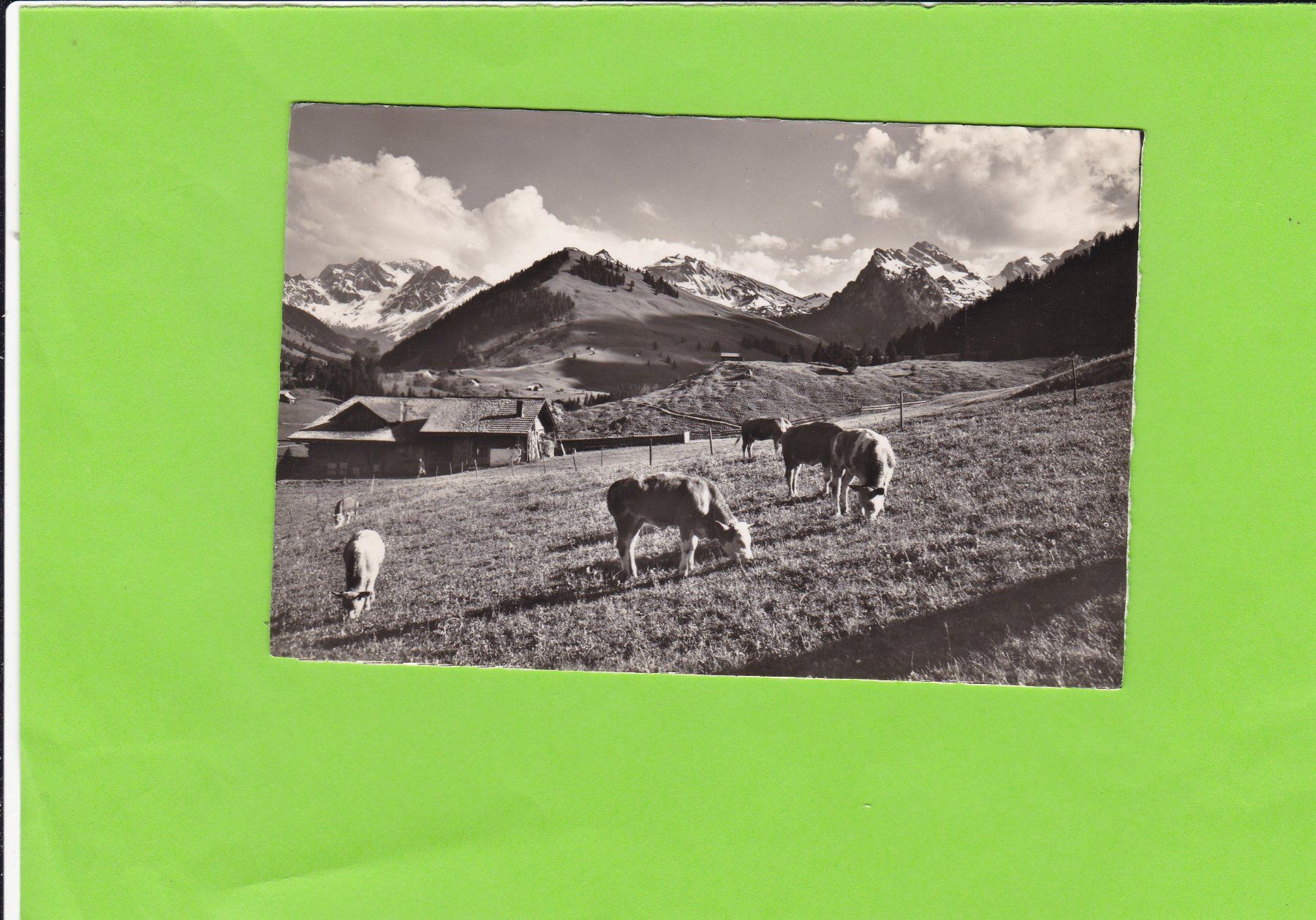 Cartoline postali: Schwenden, Grimmialp--E. Gyger – Usato da St. Peterzell venduto da neckertal