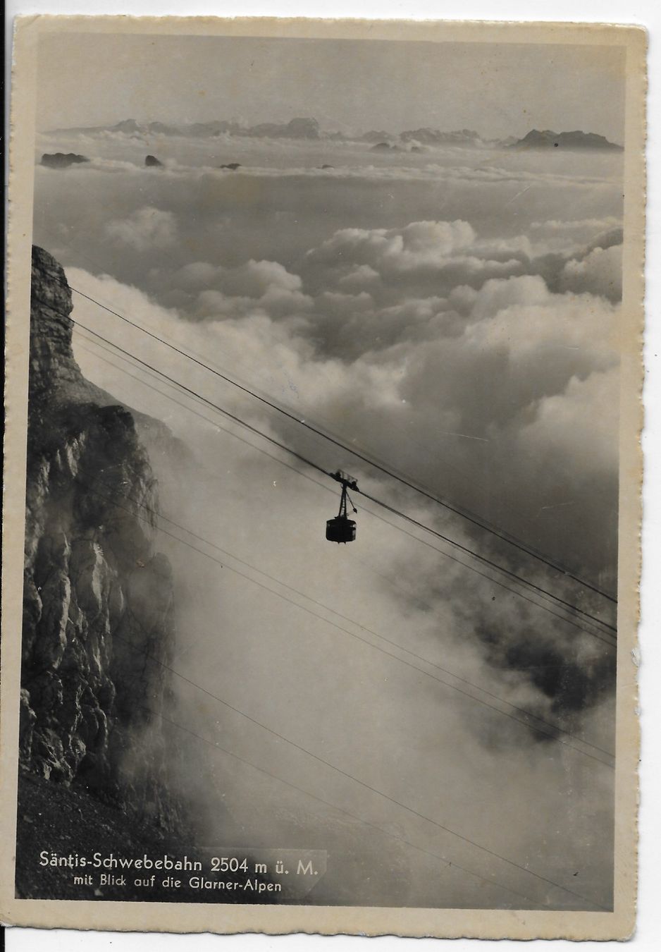 Cartoline postali: Säntis Schwebebahn – Usato da Hefenhofen venduto da Richsalz