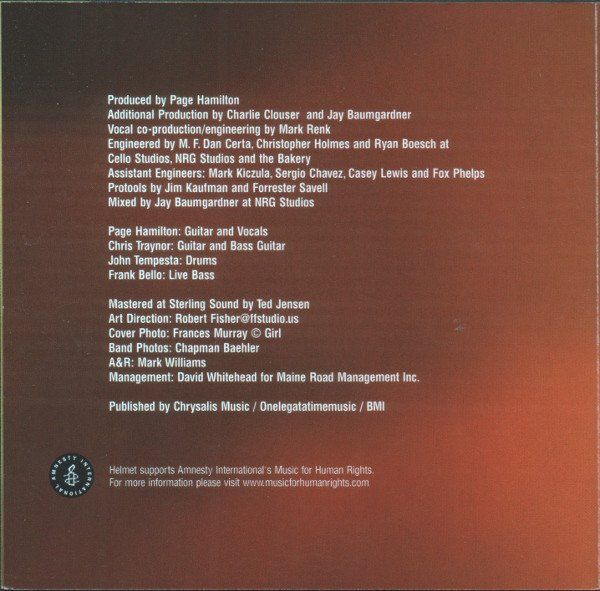 CD: Helmet: Size Matters, Vergriffen! - a – Usato da Brittnau venduto da Zibu 3