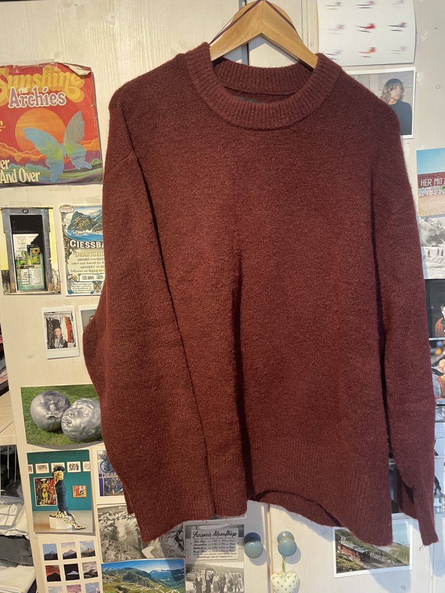 Stradivarius Pullover & Sweatshirts: Strickpullover, bordeaux – Neu (gemäss Beschreibung) aus Turgi von eiiinalem 2