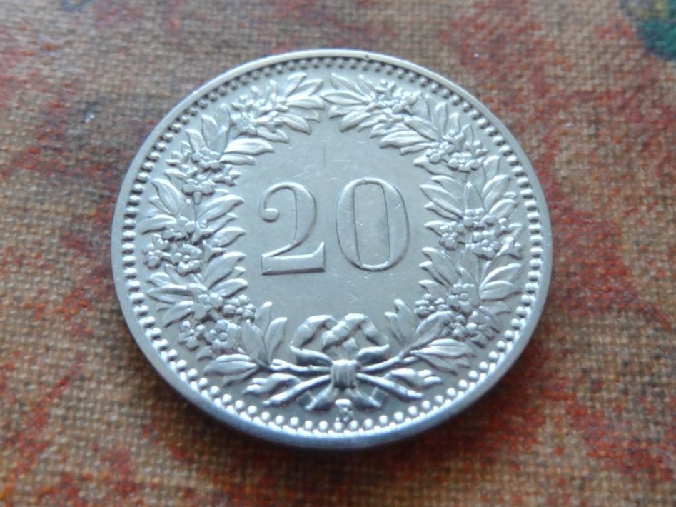 Tutti le monete: 20 Rp. 1927 – Usato da Romanel-sur-Lausanne venduto da Swift13 1