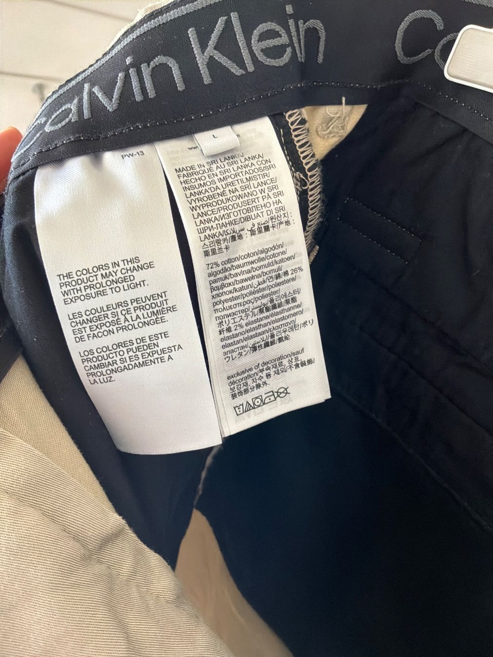 Calvin Klein Hosen: CALVIN KLEIN Short in Beige L – Neu (gemäss Beschreibung) aus Glattfelden von Danshari 4