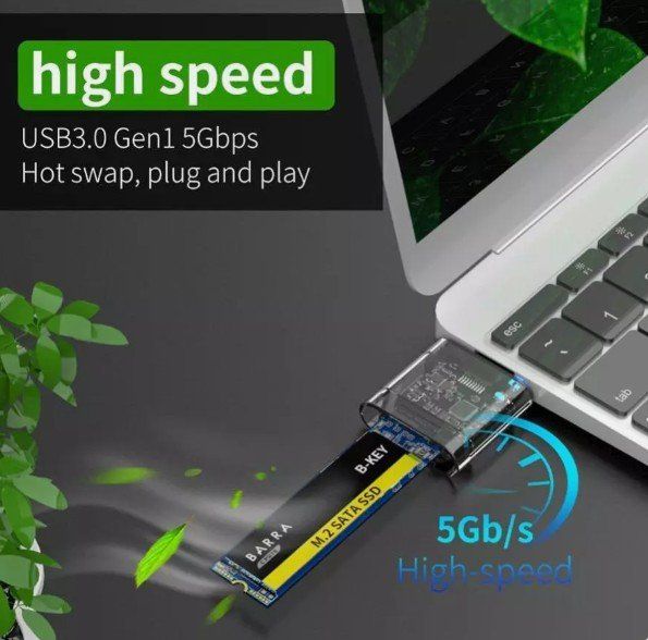Laufwerke & Adapter: Chassis M2 Gen1 SSD SATA USB 3.0 Adapter 5Gbps Disk – Neu (gemäss Beschreibung) aus Kirchdorf AG von Restposten110