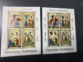 Briefmarken Liechtenstein Wolfram von Eschenbach 